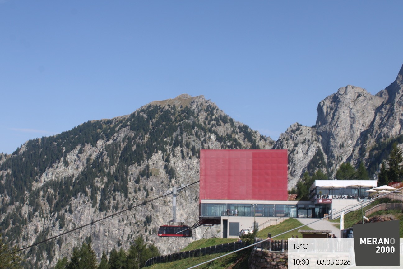 Archiv Foto Webcam Bergstation Falzleben, Meran