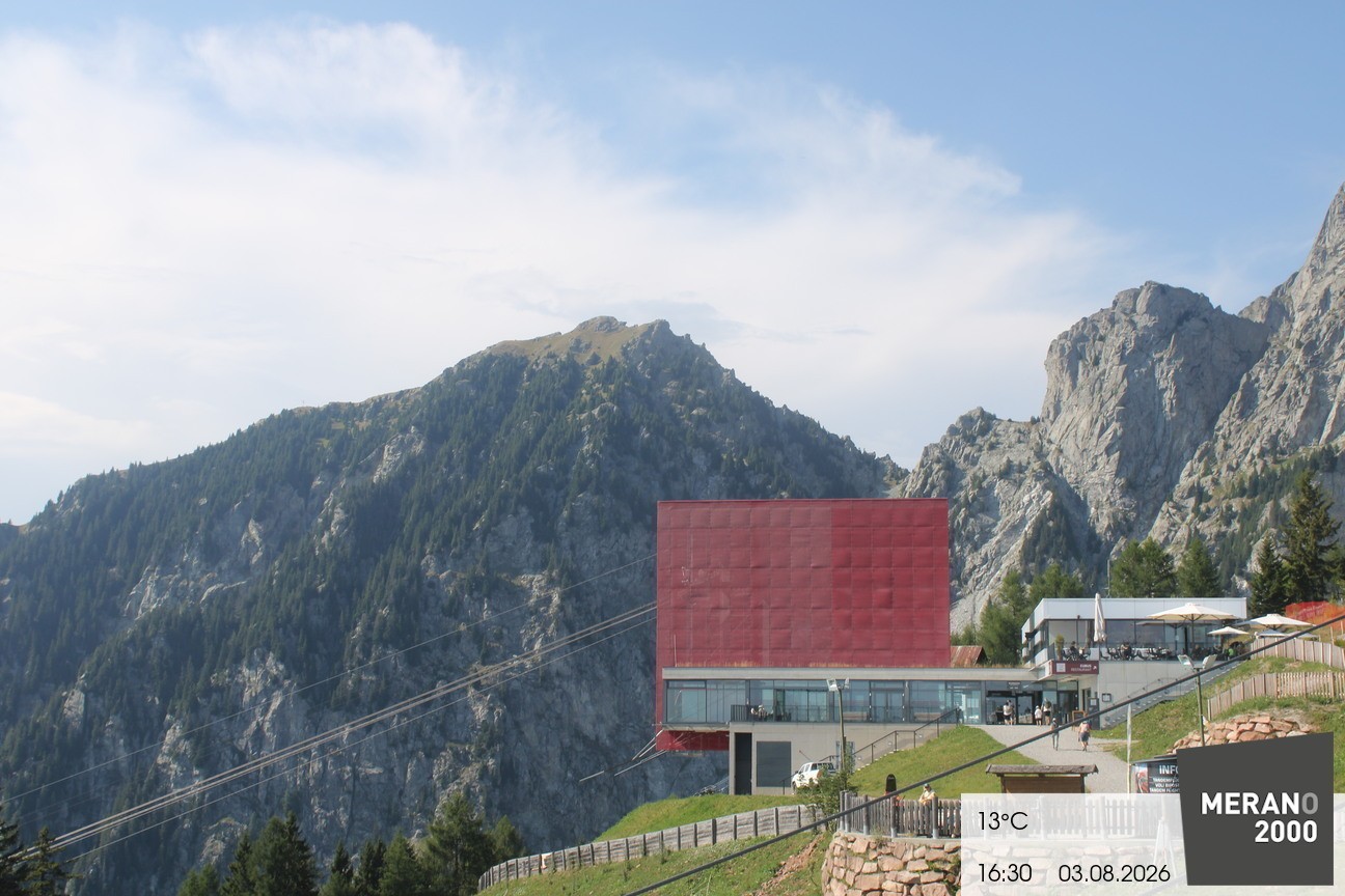 Archiv Foto Webcam Bergstation Falzleben, Meran