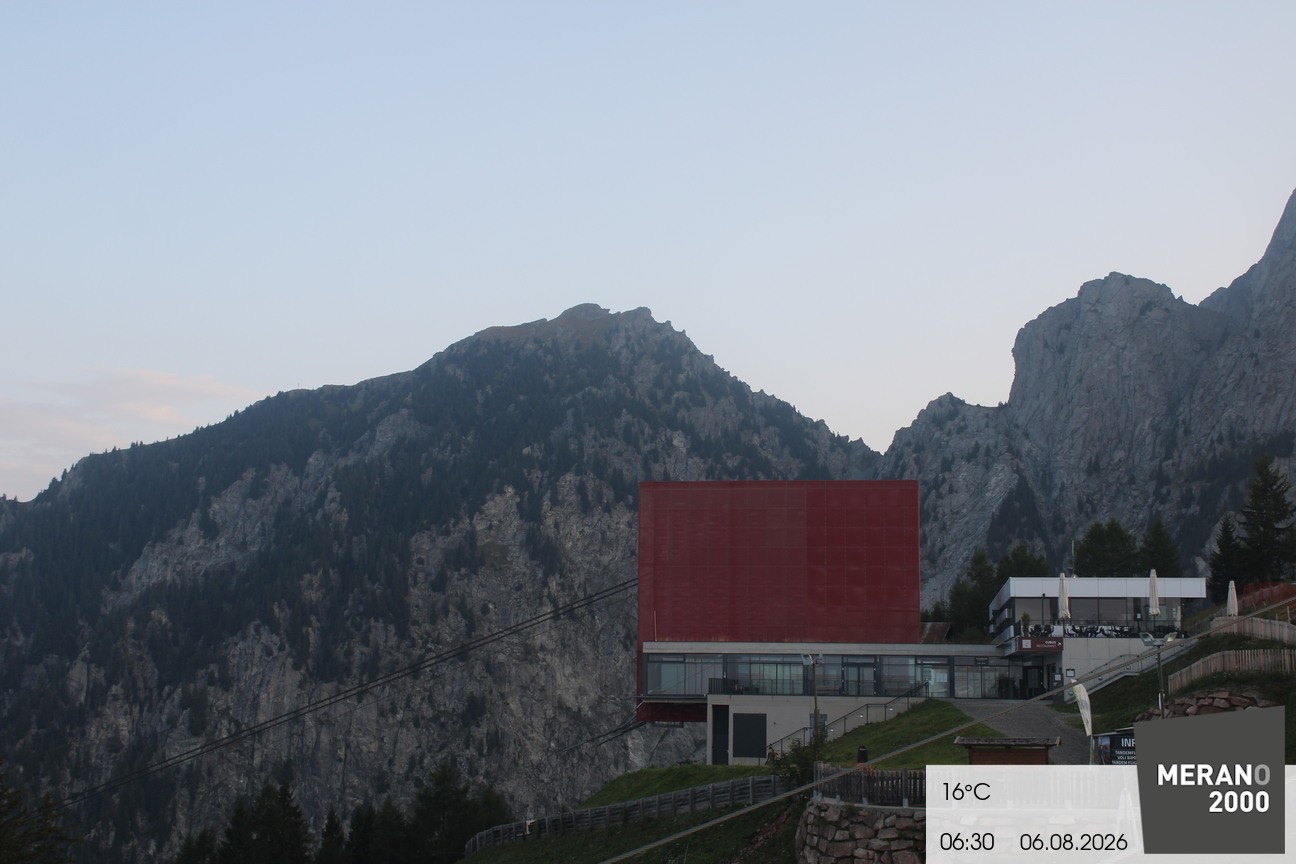 Archiv Foto Webcam Bergstation Falzleben, Meran
