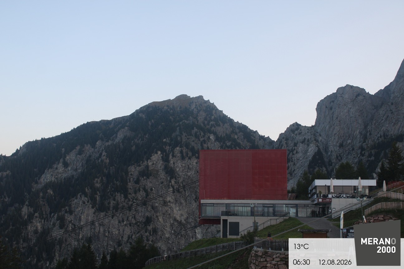 Archiv Foto Webcam Bergstation Falzleben, Meran