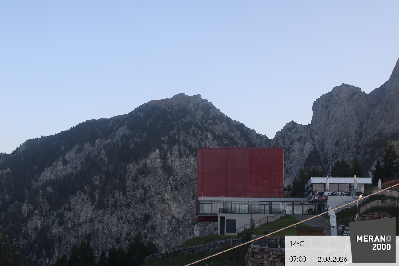 Archiv Foto Webcam Bergstation Falzleben, Meran