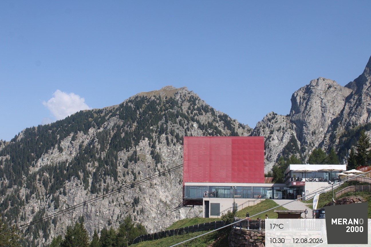 Archiv Foto Webcam Bergstation Falzleben, Meran