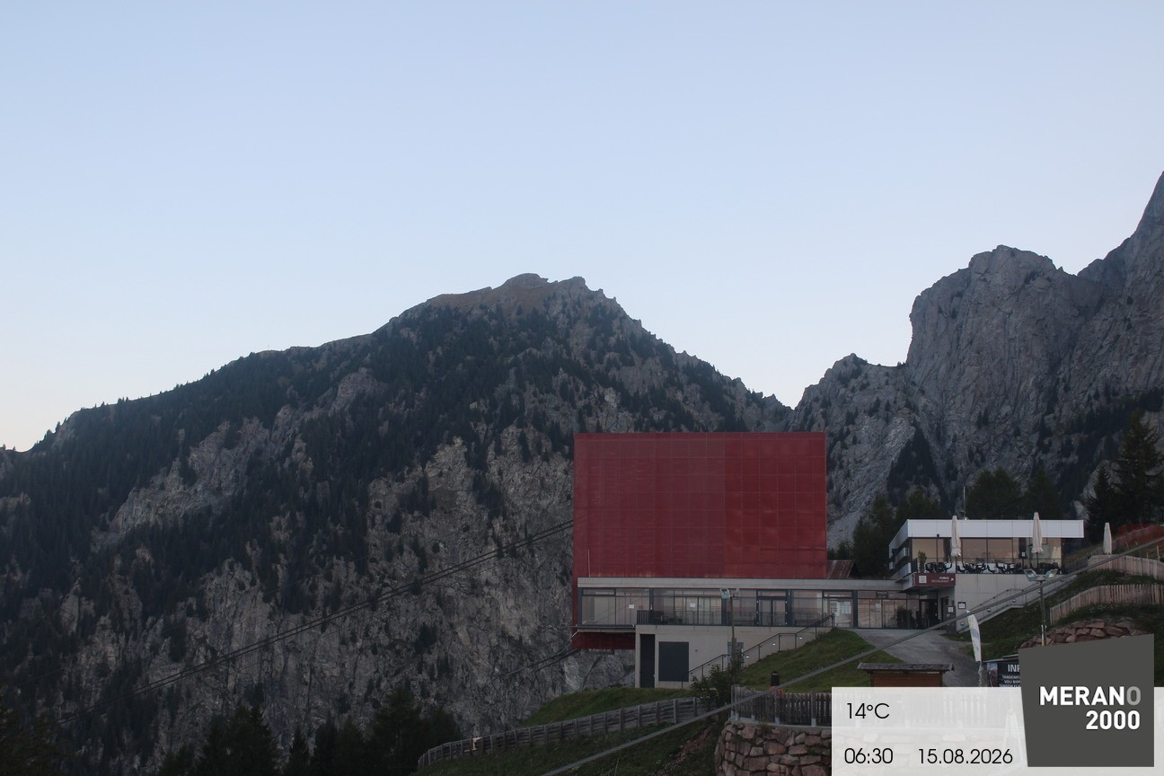 Archiv Foto Webcam Bergstation Falzleben, Meran