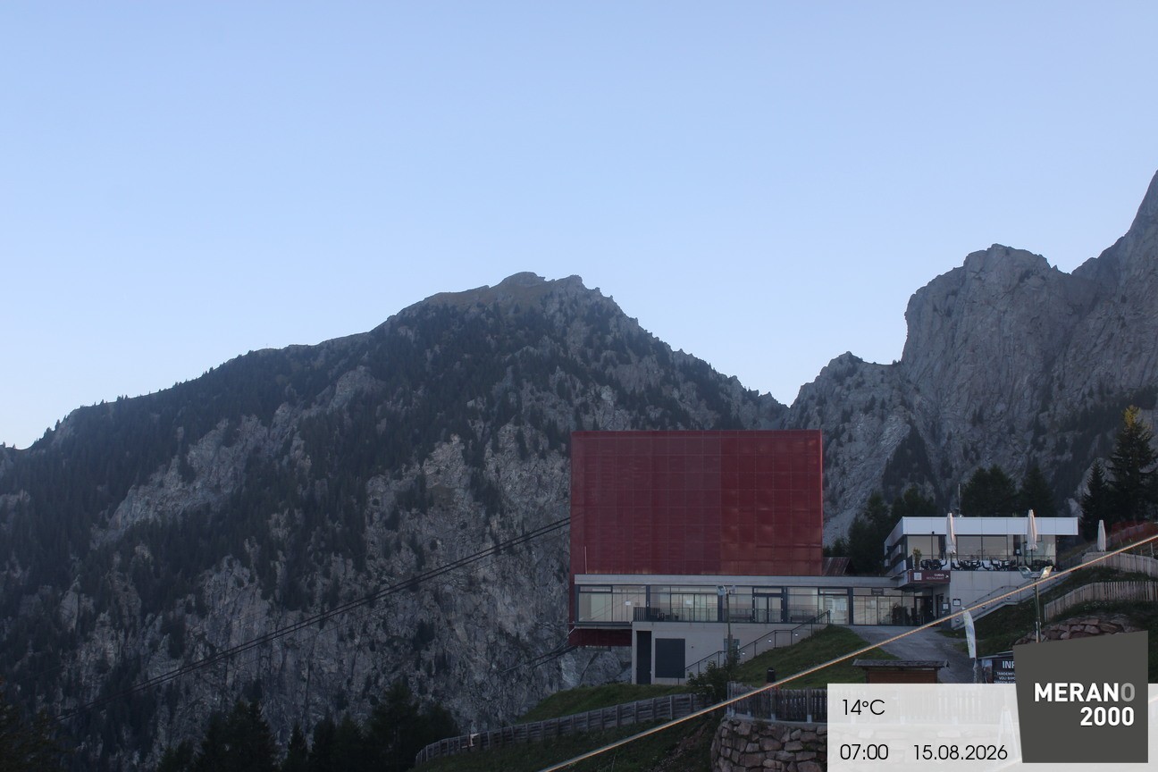 Archiv Foto Webcam Bergstation Falzleben, Meran
