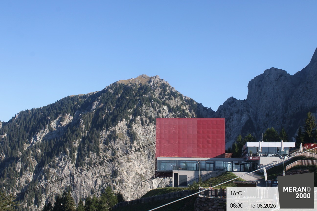 Archiv Foto Webcam Bergstation Falzleben, Meran