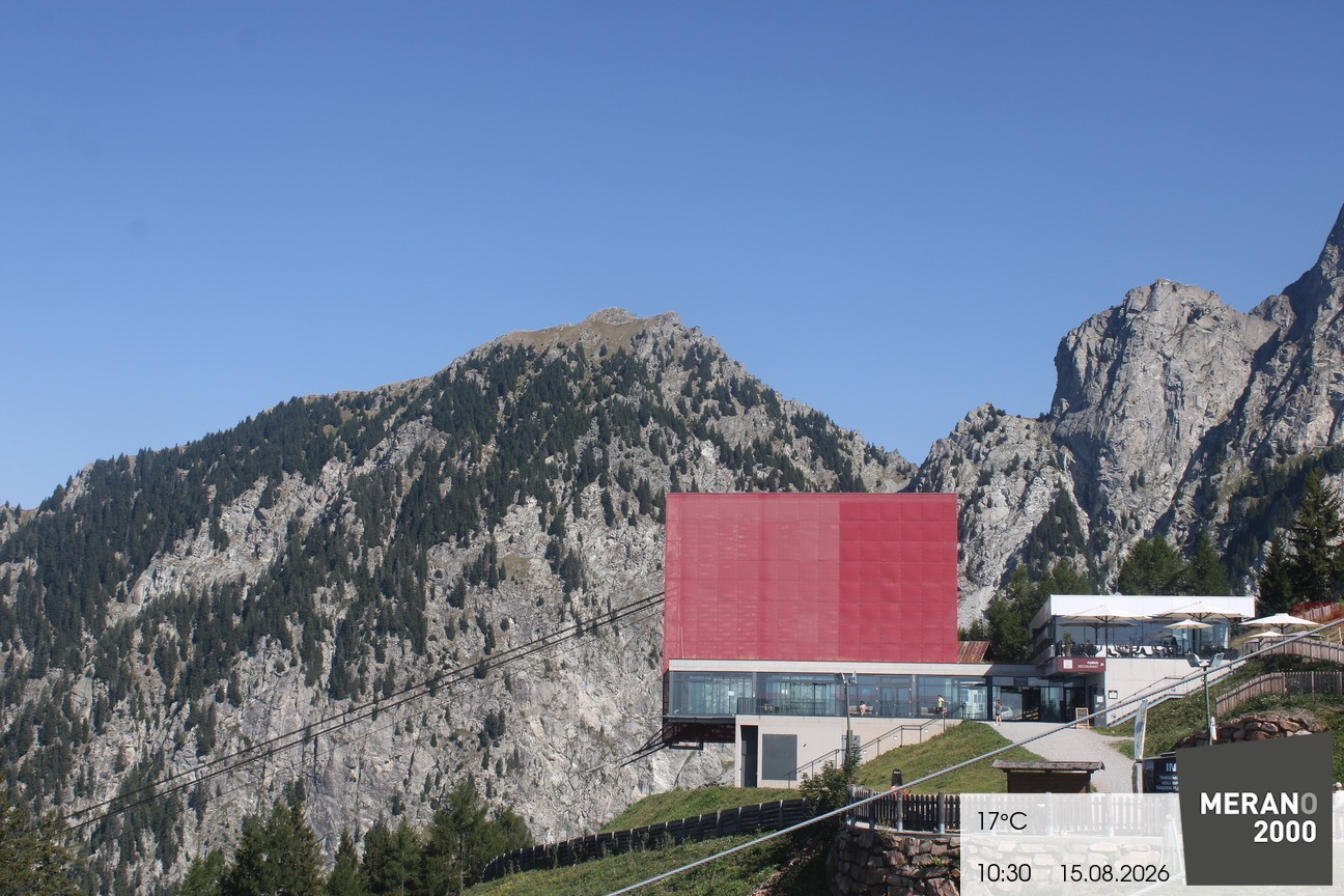 Archiv Foto Webcam Bergstation Falzleben, Meran