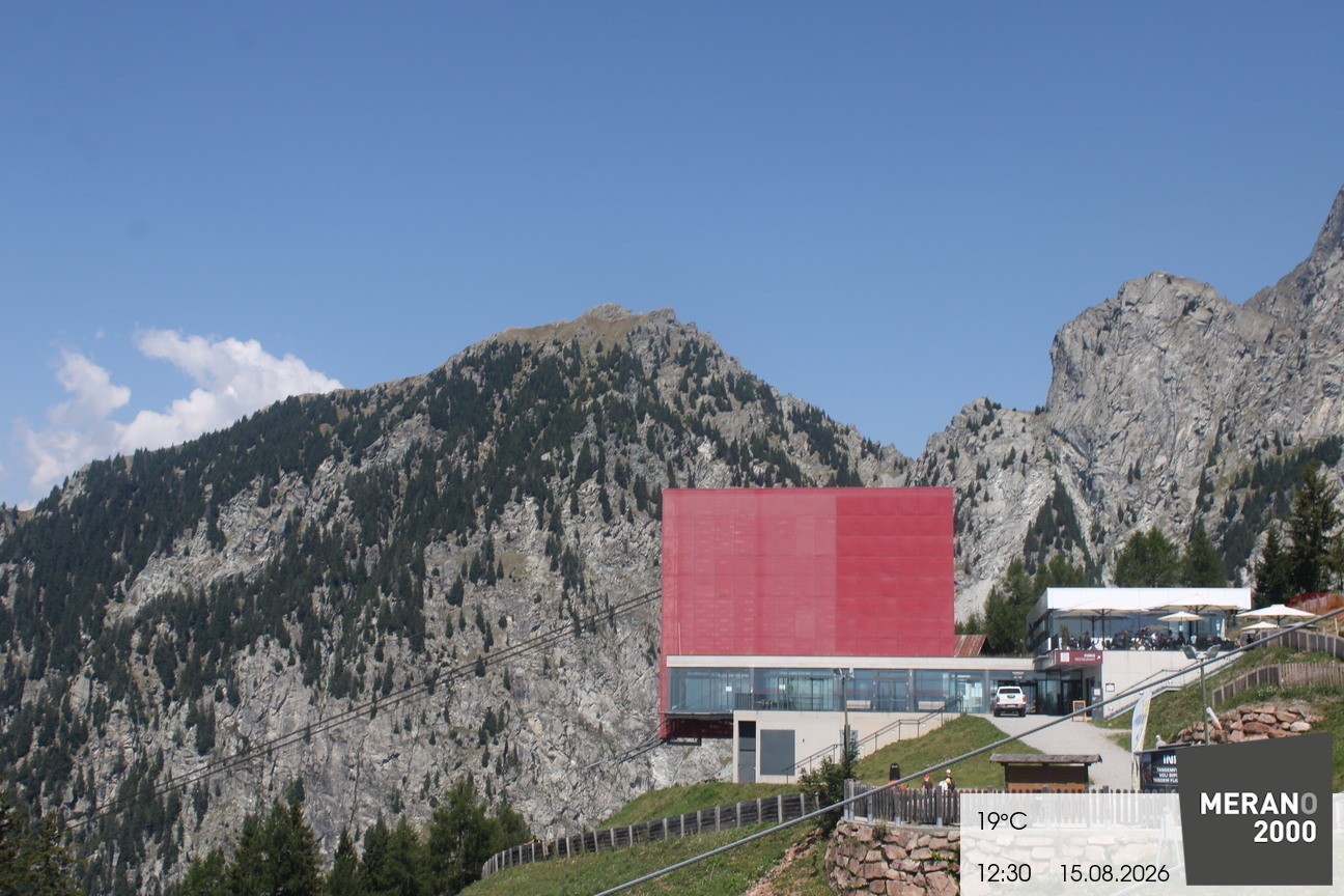 Archiv Foto Webcam Bergstation Falzleben, Meran