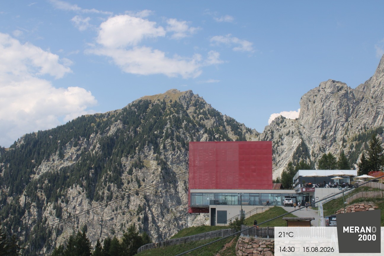 Archiv Foto Webcam Bergstation Falzleben, Meran