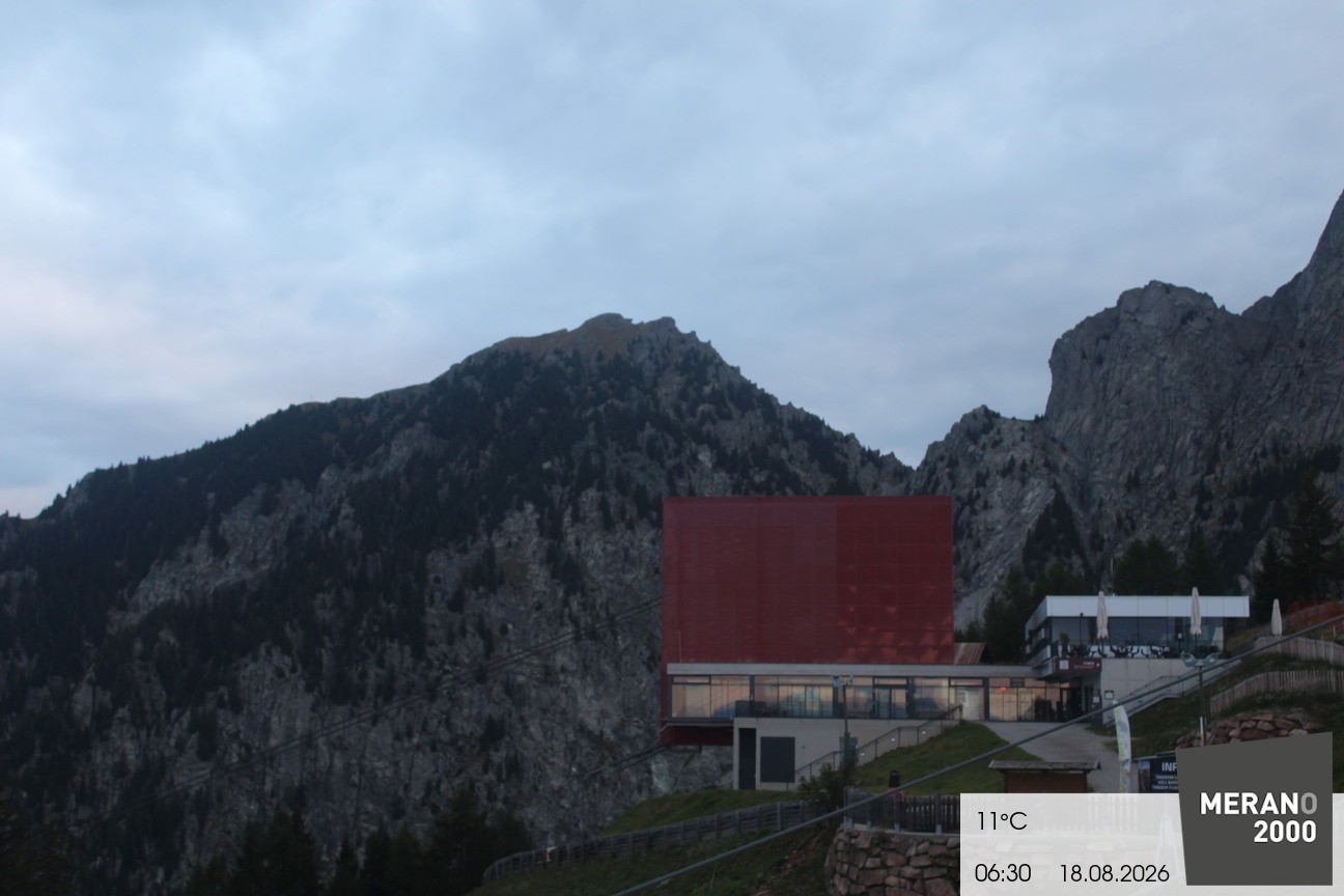 Archiv Foto Webcam Bergstation Falzleben, Meran