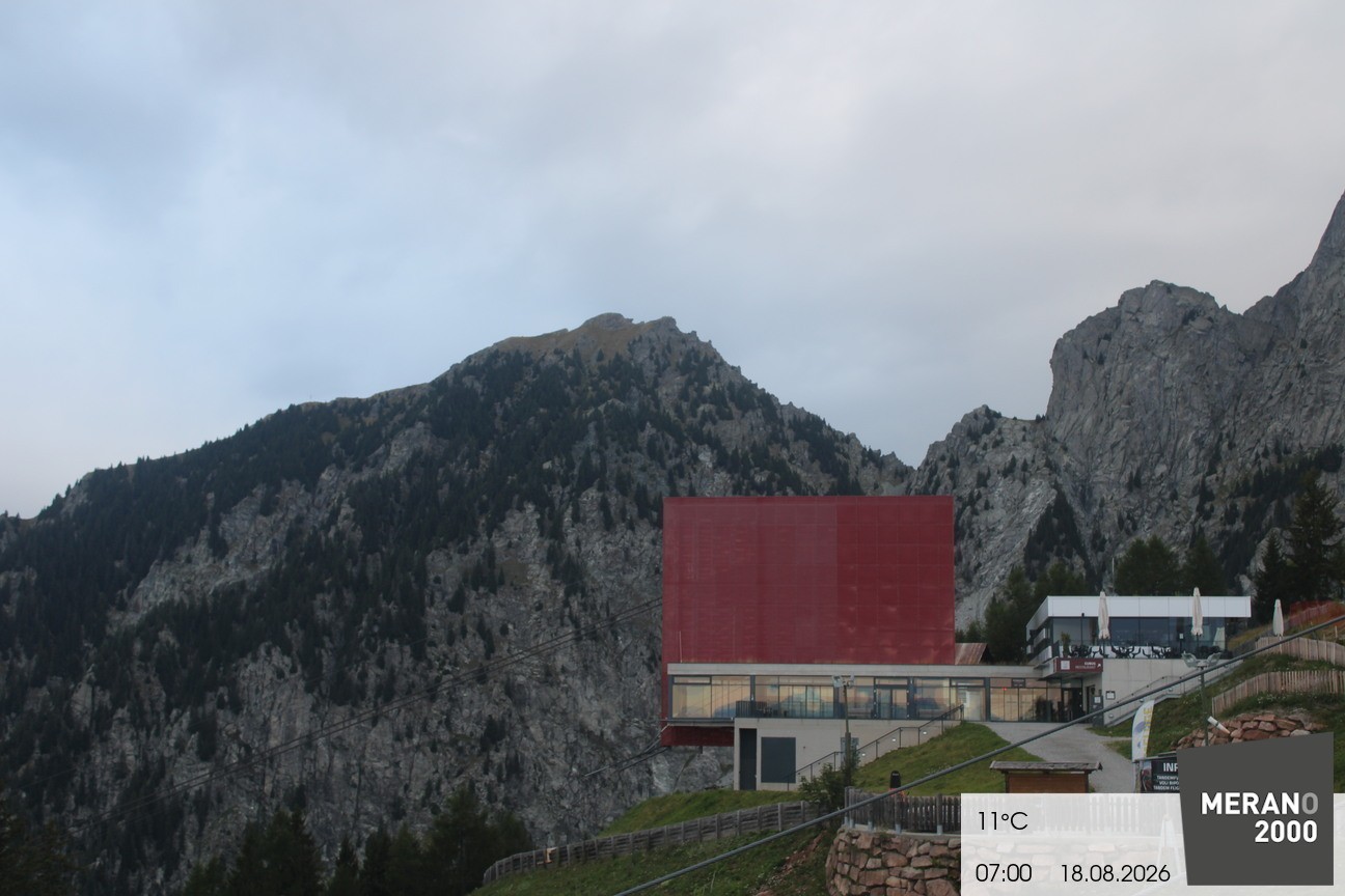 Archiv Foto Webcam Bergstation Falzleben, Meran