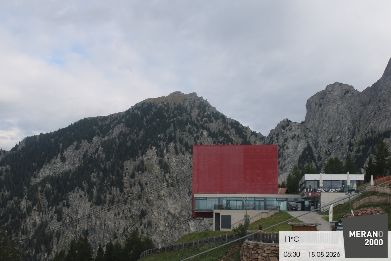 Archiv Foto Webcam Bergstation Falzleben, Meran