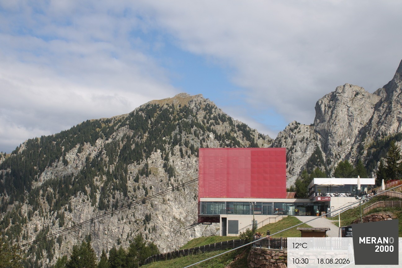 Archiv Foto Webcam Bergstation Falzleben, Meran