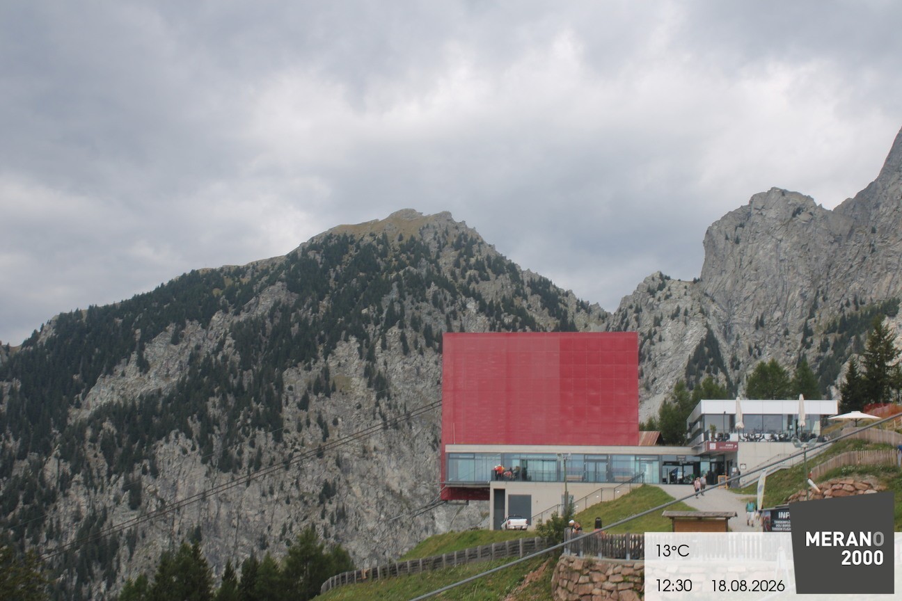 Archiv Foto Webcam Bergstation Falzleben, Meran