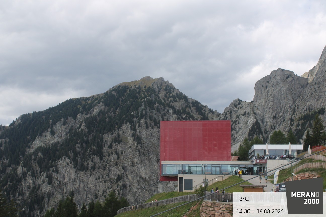 Archiv Foto Webcam Bergstation Falzleben, Meran