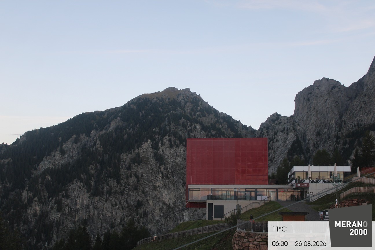 Archiv Foto Webcam Bergstation Falzleben, Meran