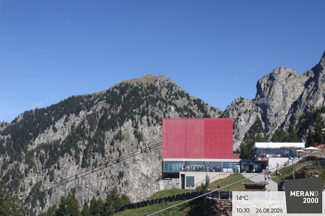 Archiv Foto Webcam Bergstation Falzleben, Meran