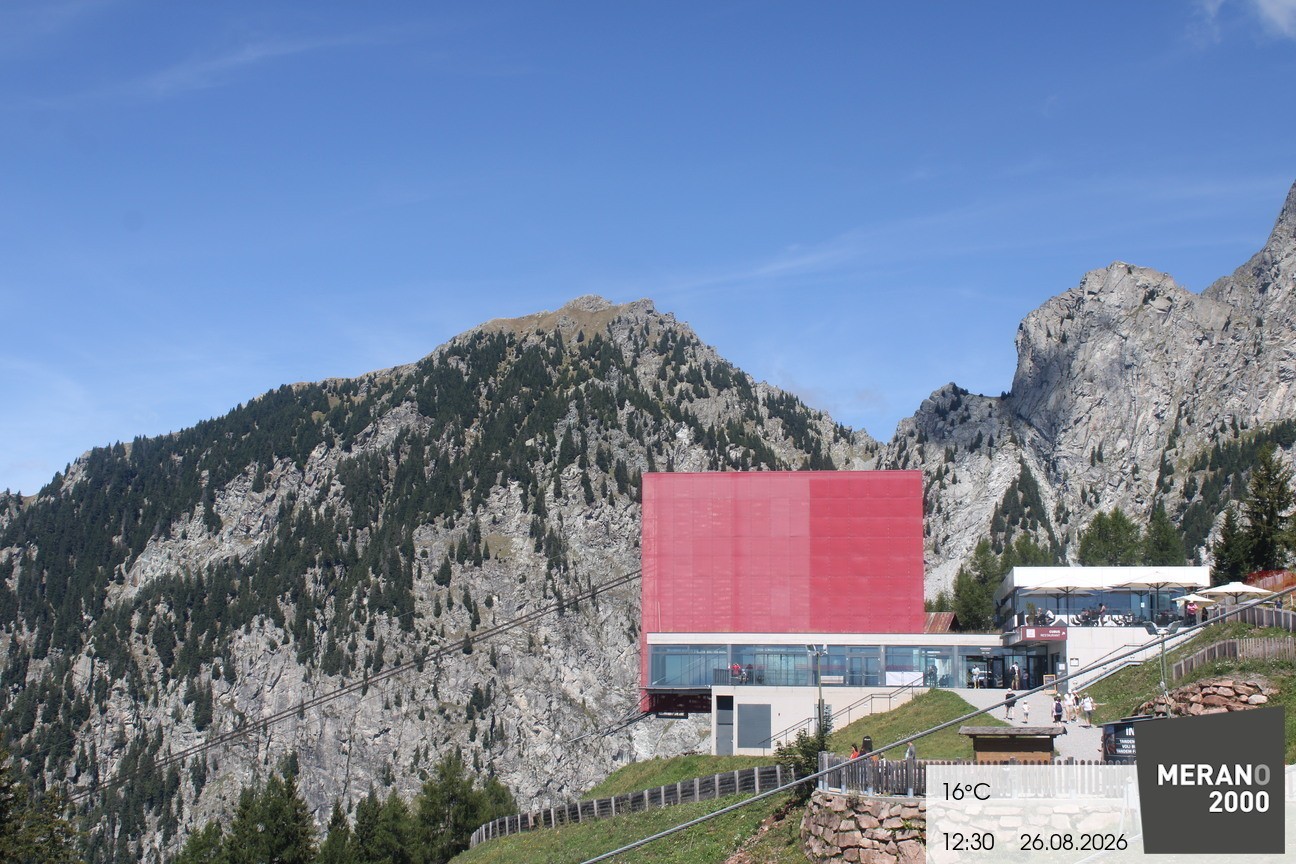 Archiv Foto Webcam Bergstation Falzleben, Meran