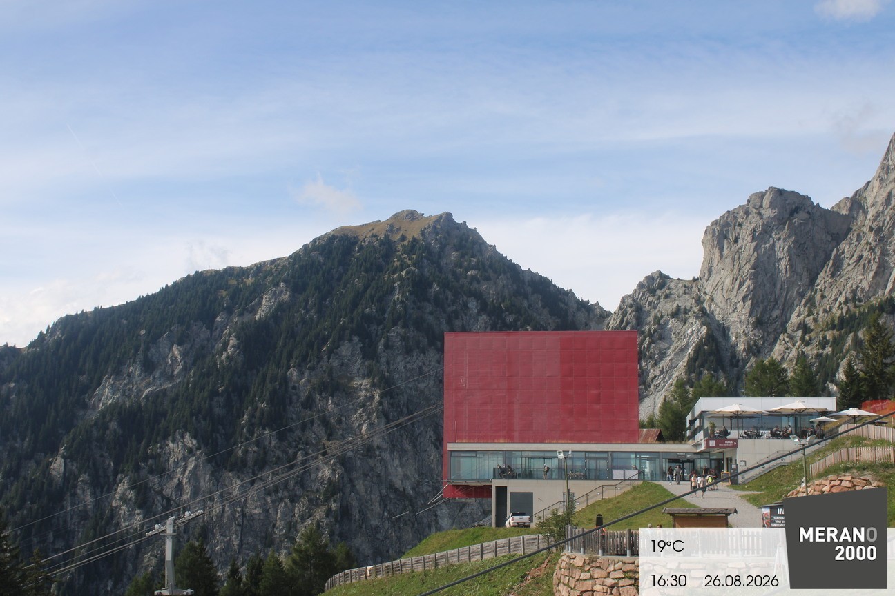 Archiv Foto Webcam Bergstation Falzleben, Meran