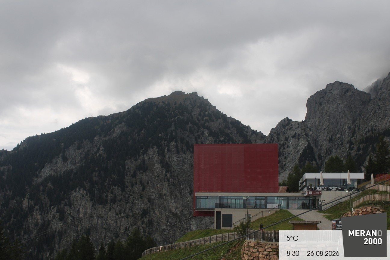 Archiv Foto Webcam Bergstation Falzleben, Meran