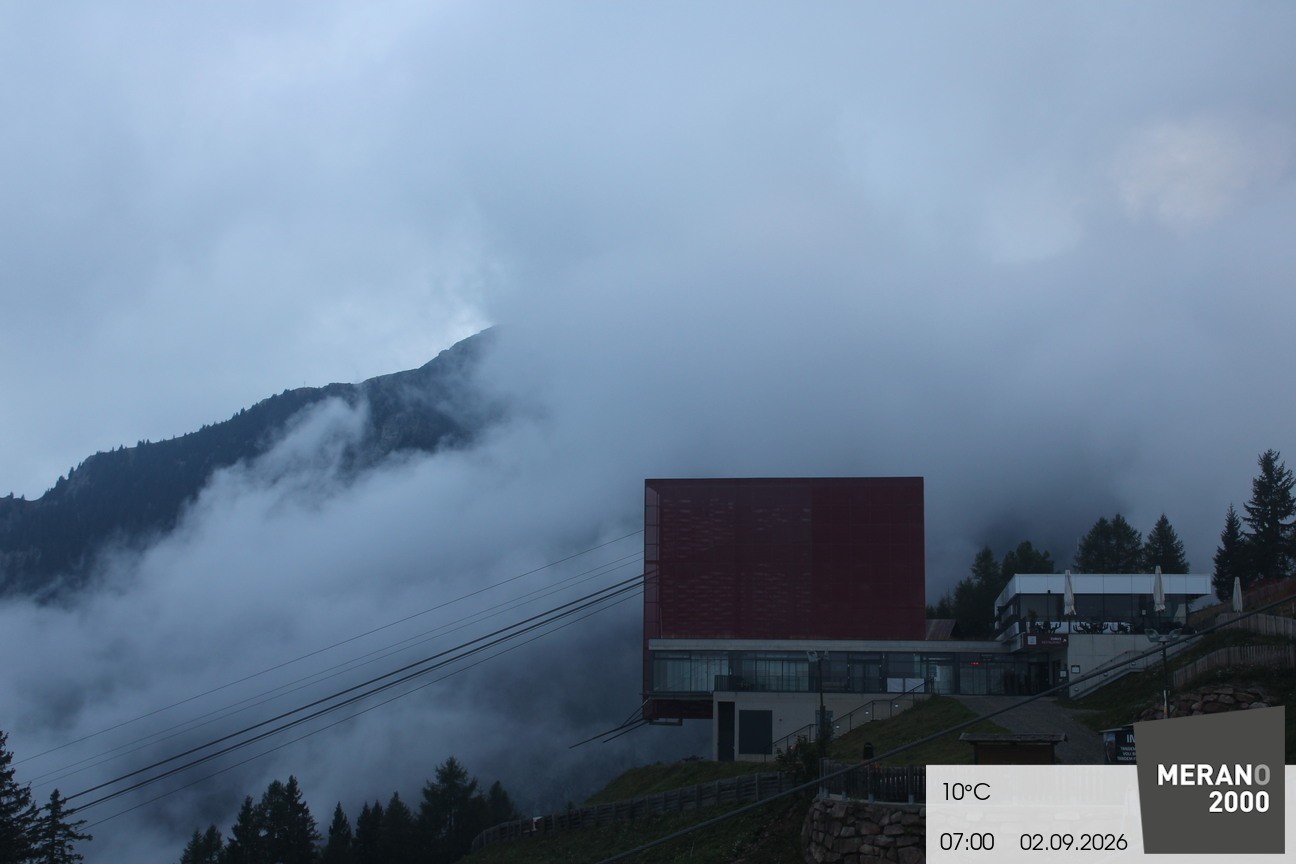 Archiv Foto Webcam Bergstation Falzleben, Meran