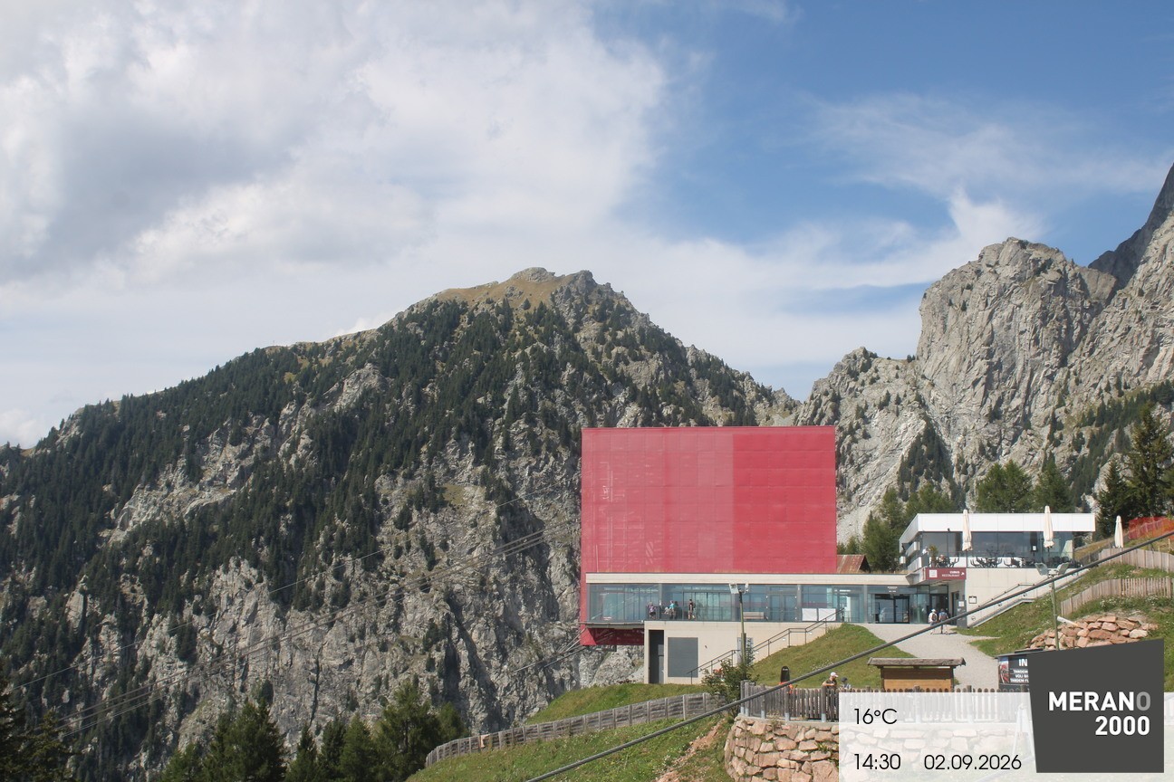 Archiv Foto Webcam Bergstation Falzleben, Meran