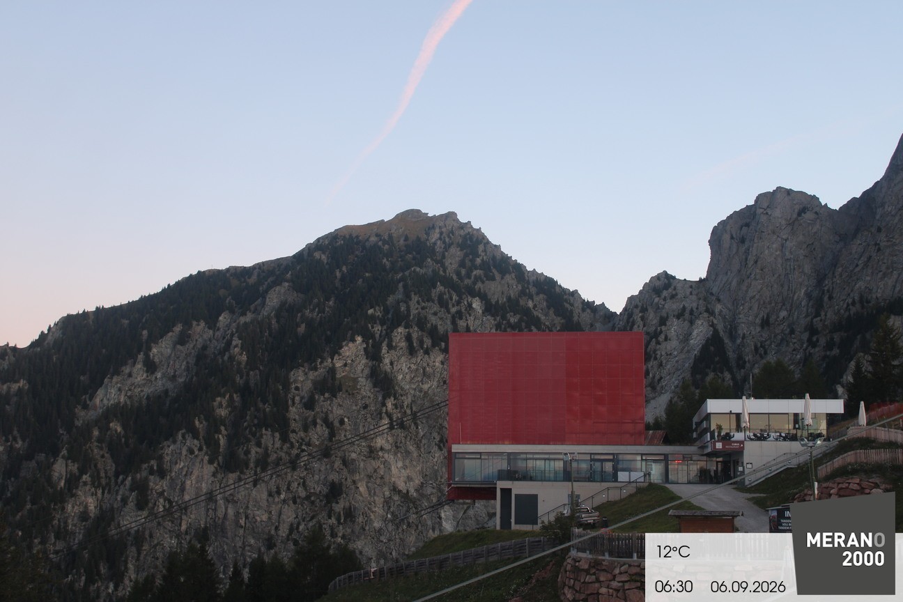 Archiv Foto Webcam Bergstation Falzleben, Meran