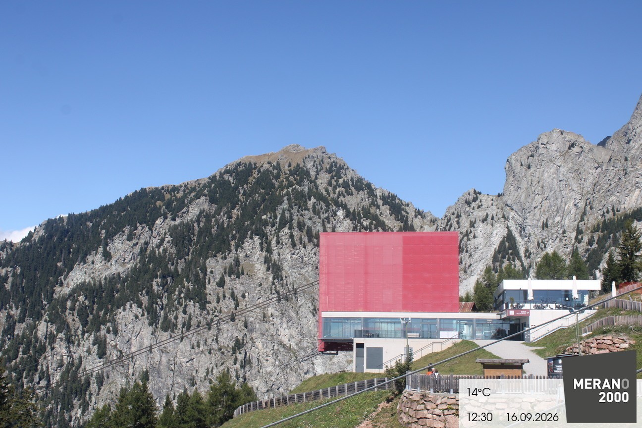 Archiv Foto Webcam Bergstation Falzleben, Meran
