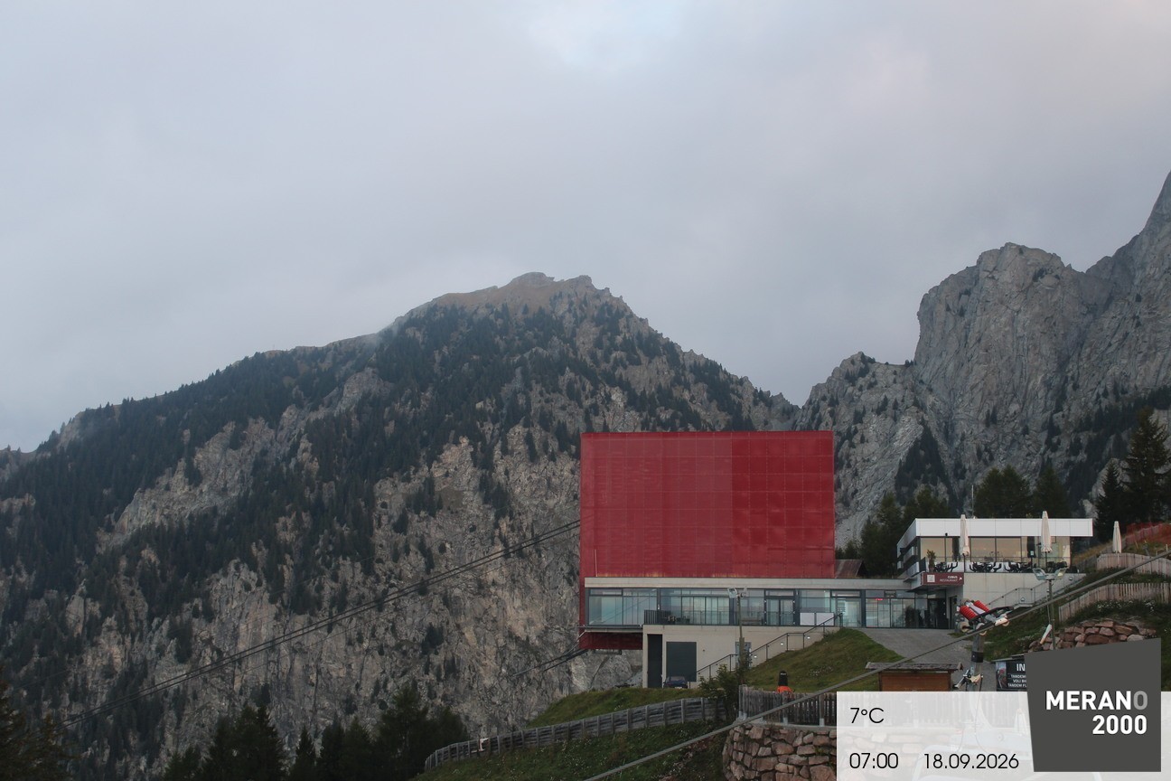 Archiv Foto Webcam Bergstation Falzleben, Meran
