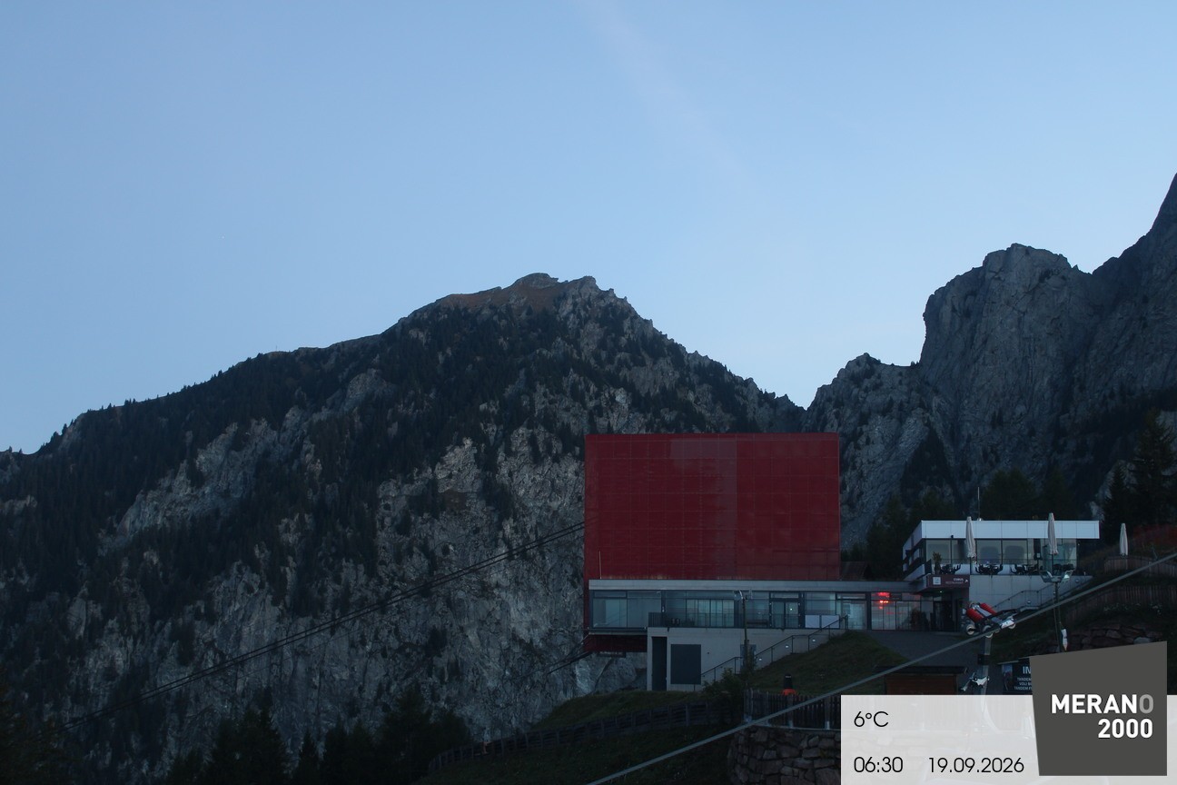 Archiv Foto Webcam Bergstation Falzleben, Meran