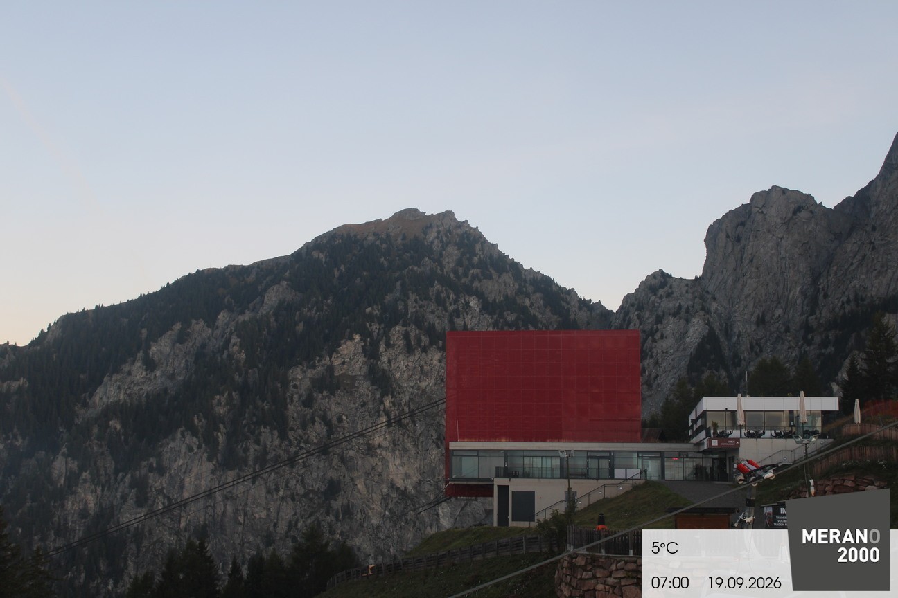 Archiv Foto Webcam Bergstation Falzleben, Meran