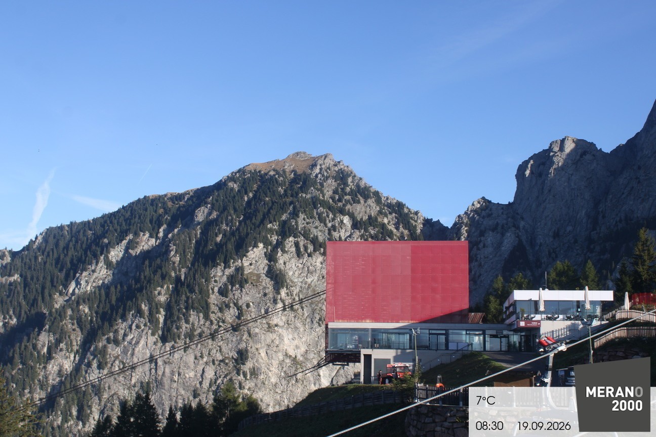 Archiv Foto Webcam Bergstation Falzleben, Meran
