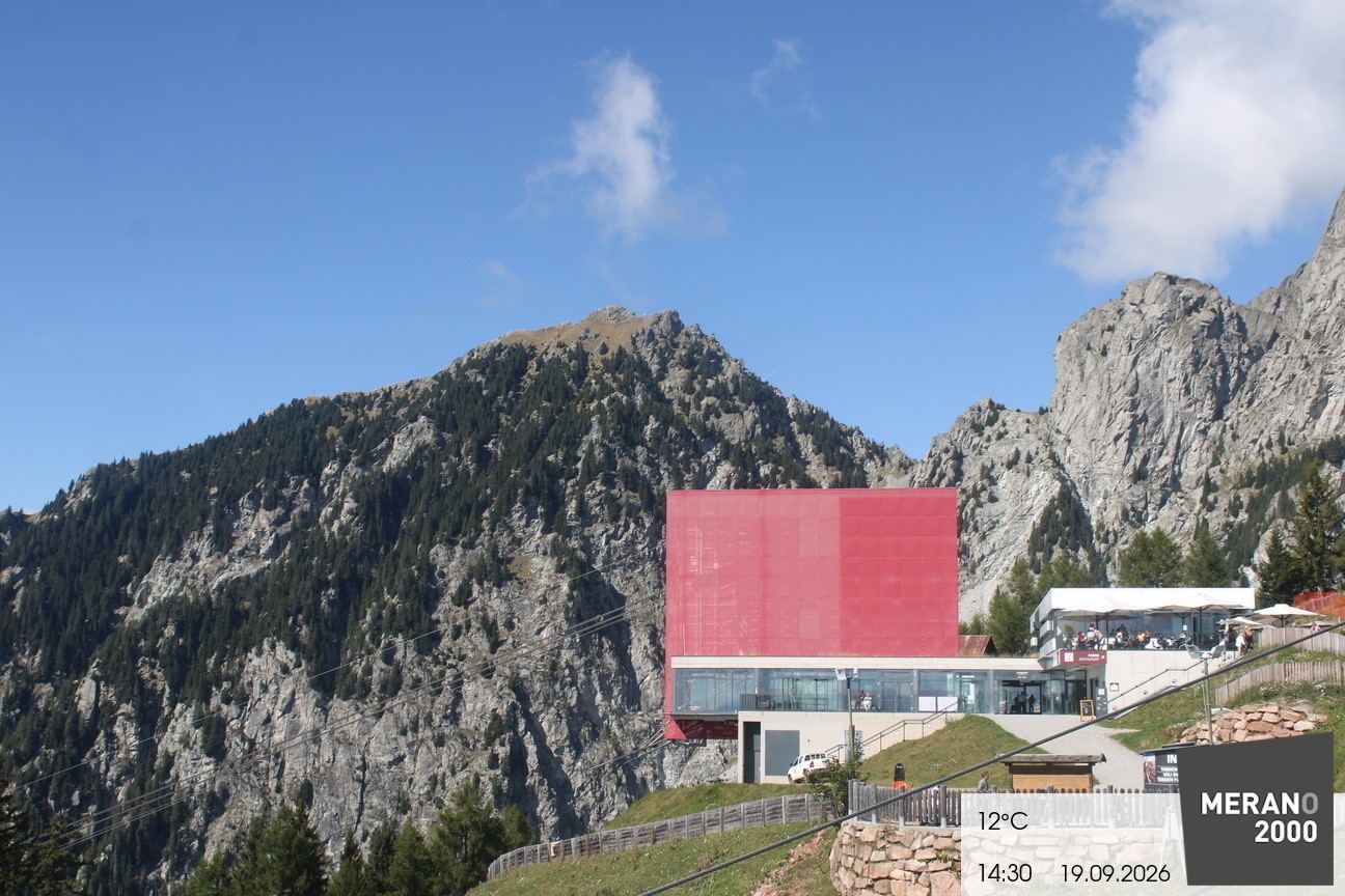 Archiv Foto Webcam Bergstation Falzleben, Meran
