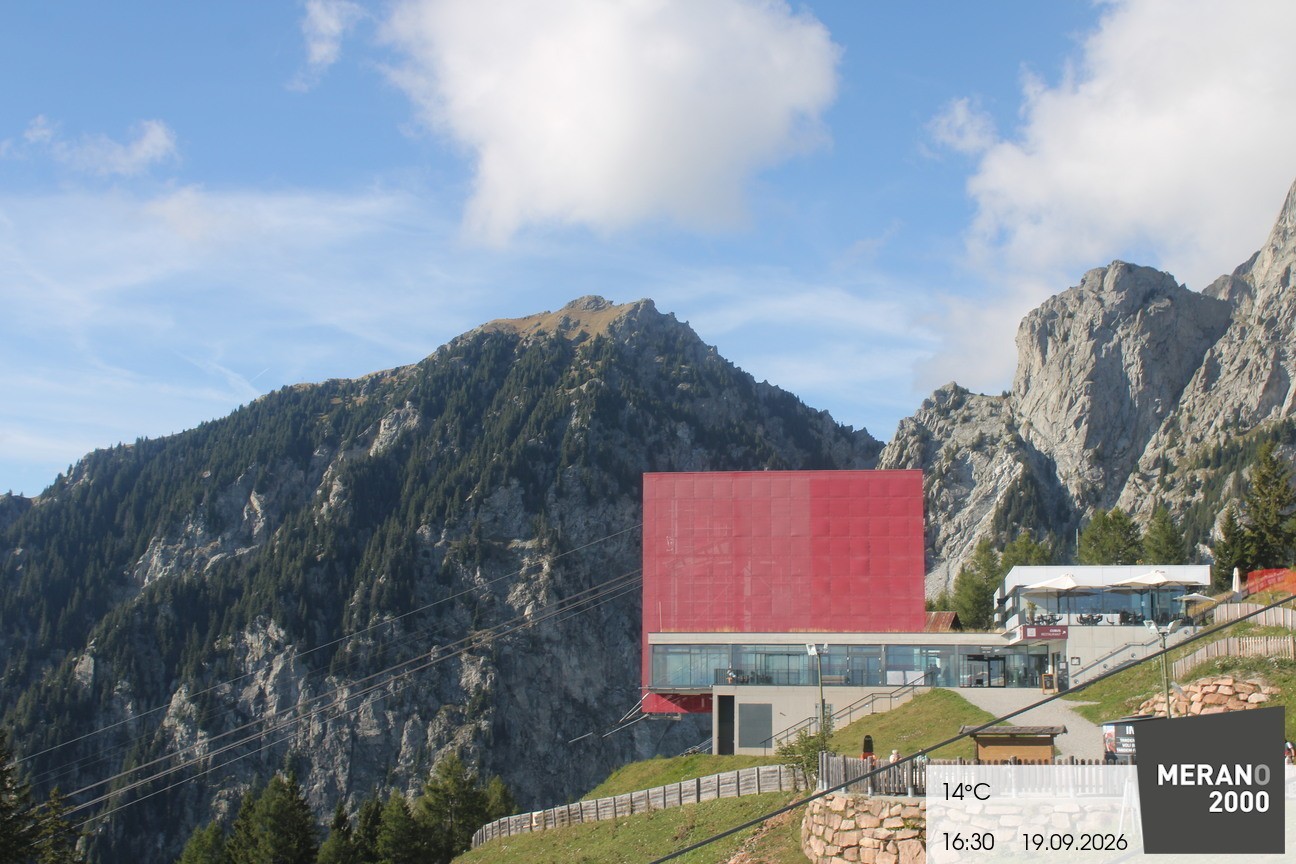 Archiv Foto Webcam Bergstation Falzleben, Meran