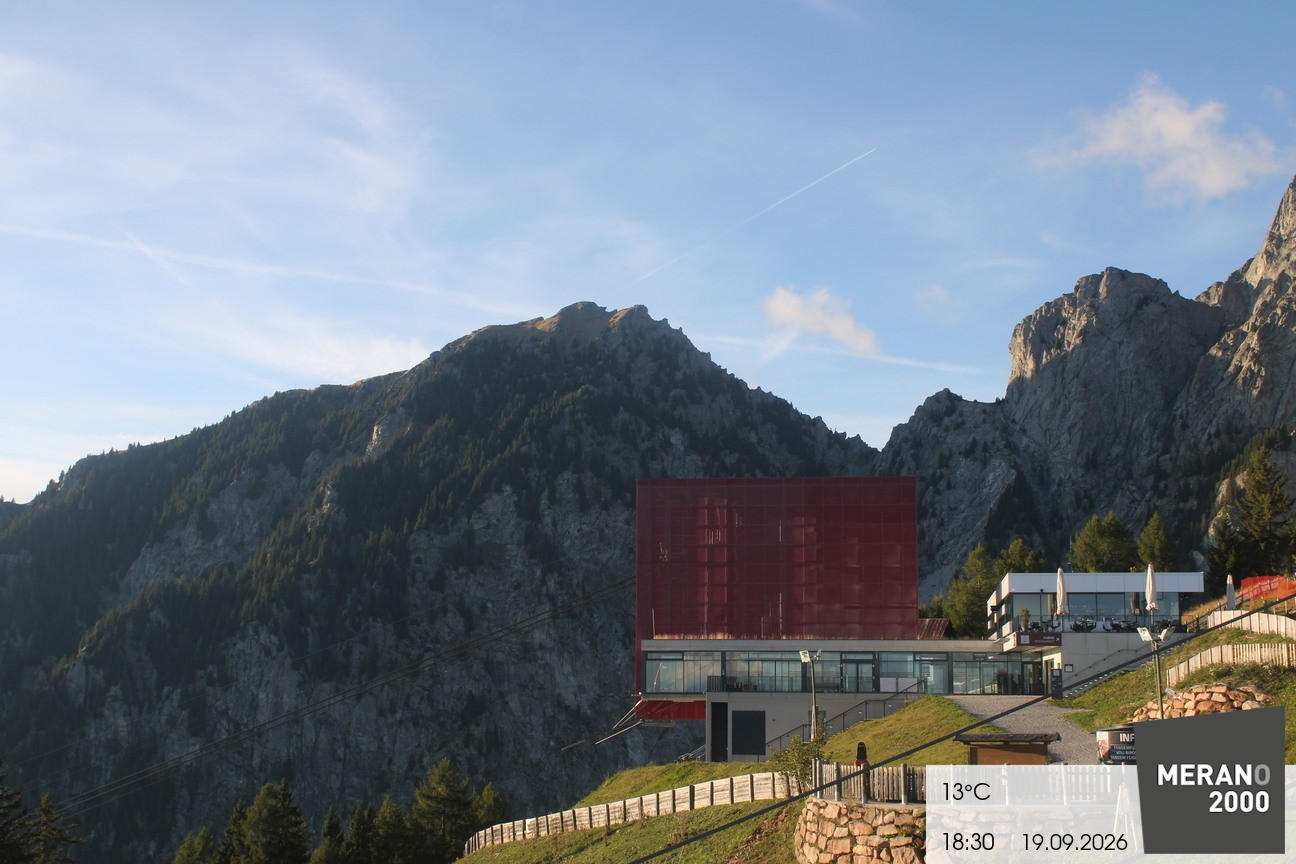 Archiv Foto Webcam Bergstation Falzleben, Meran