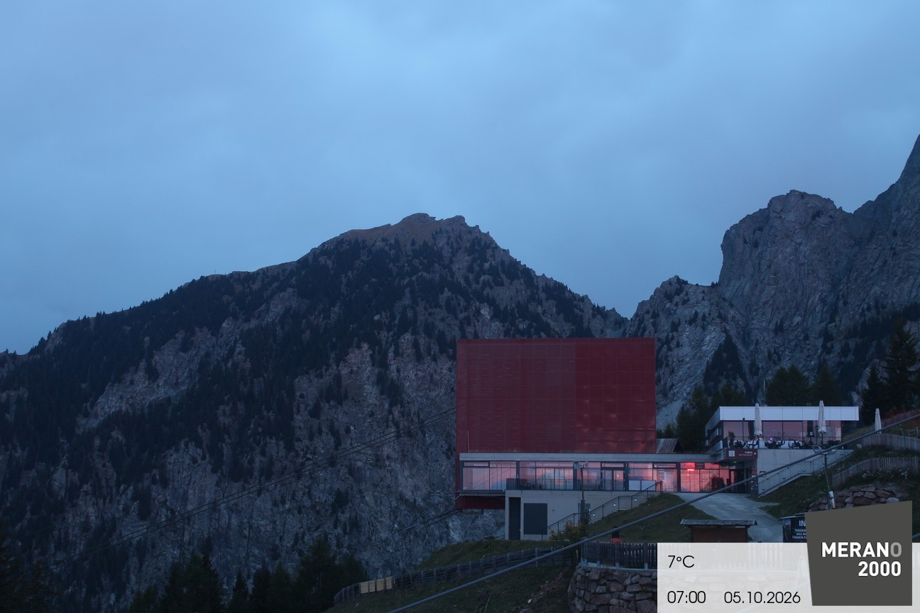 Archiv Foto Webcam Bergstation Falzleben, Meran