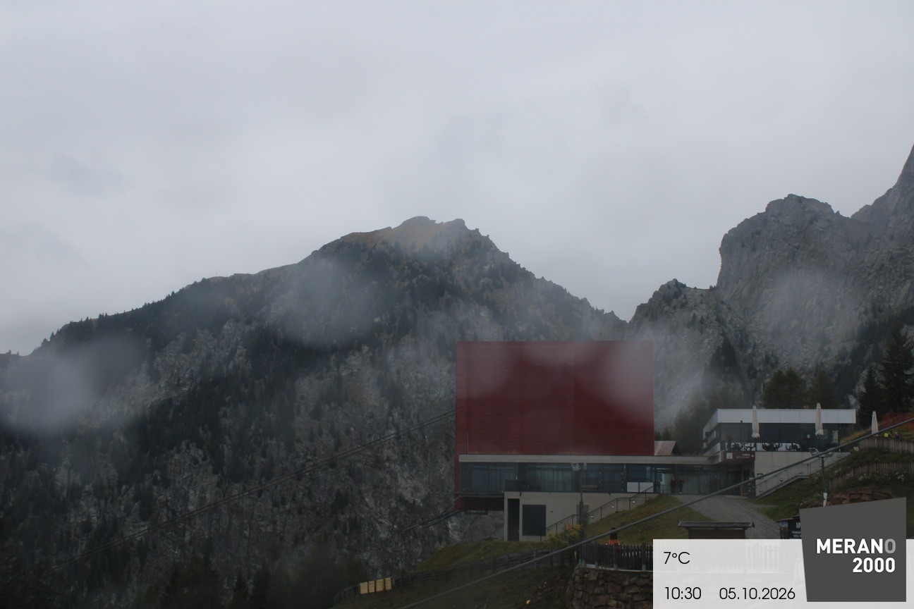 Archiv Foto Webcam Bergstation Falzleben, Meran