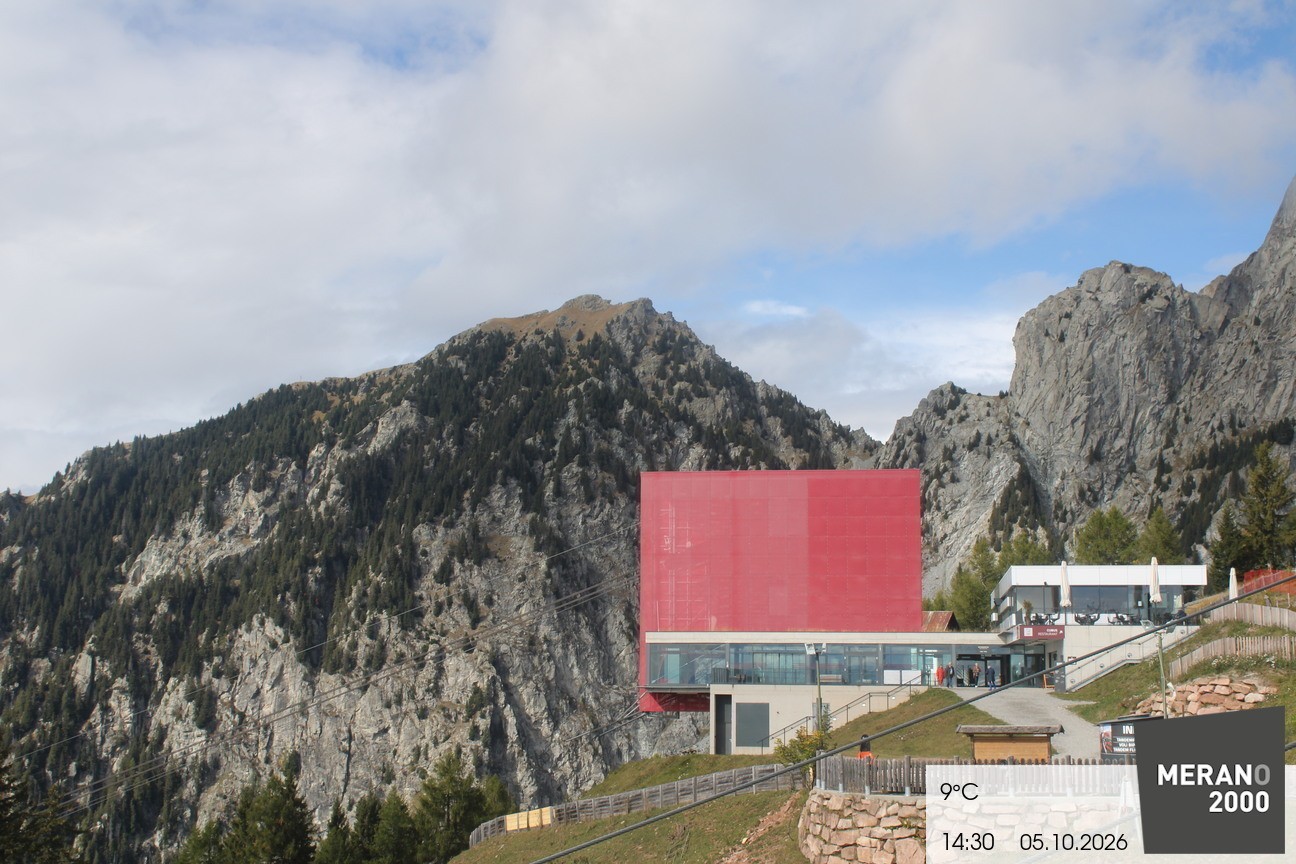 Archiv Foto Webcam Bergstation Falzleben, Meran