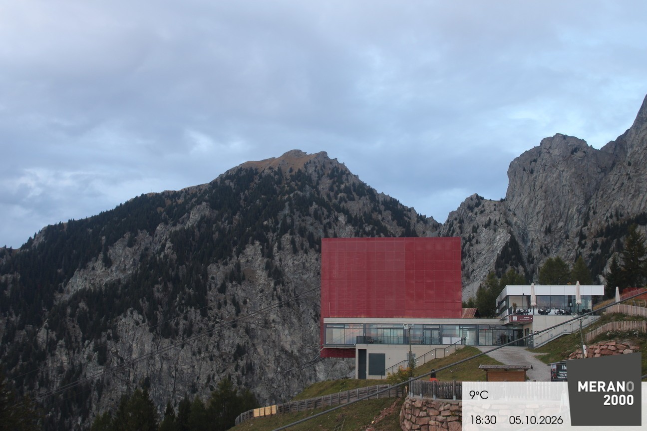 Archiv Foto Webcam Bergstation Falzleben, Meran