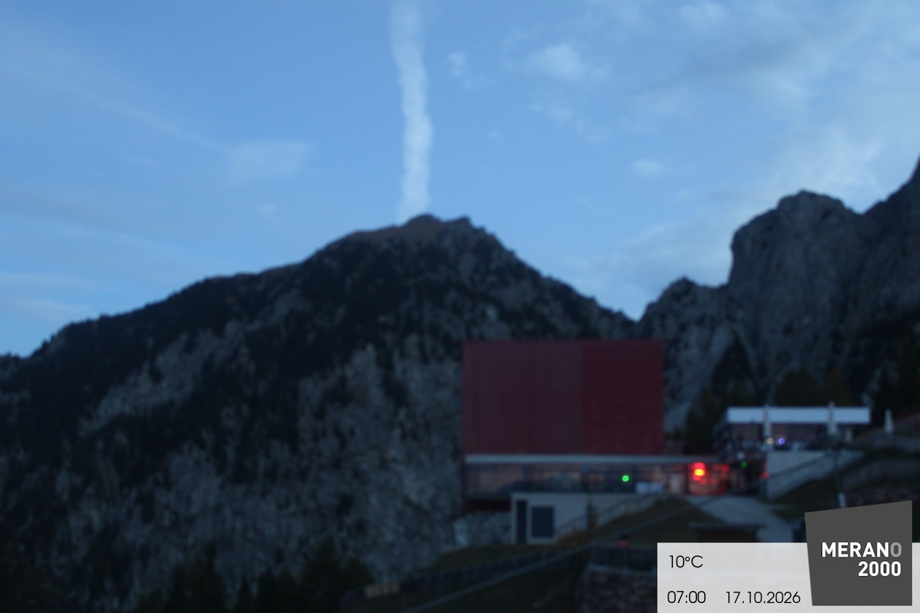 Archiv Foto Webcam Bergstation Falzleben, Meran
