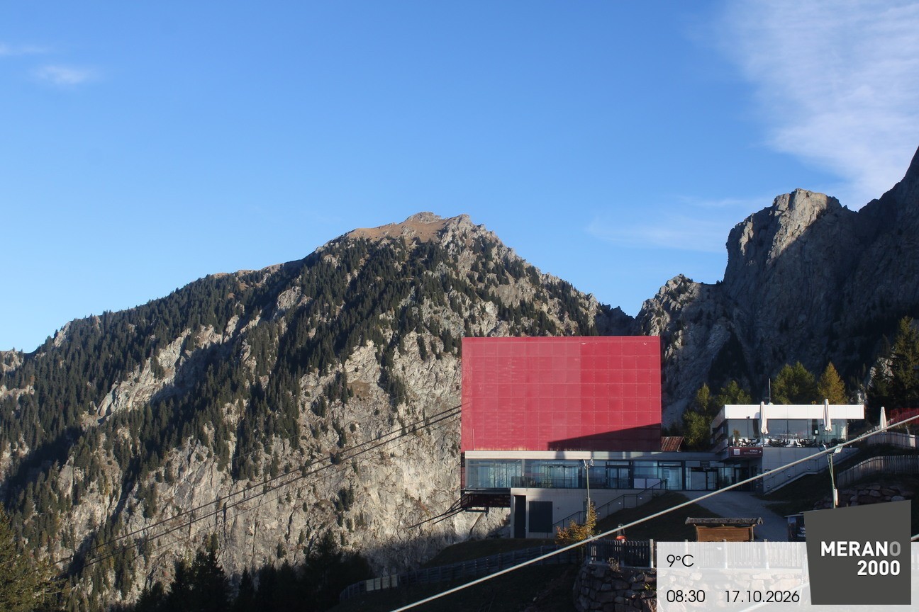 Archiv Foto Webcam Bergstation Falzleben, Meran