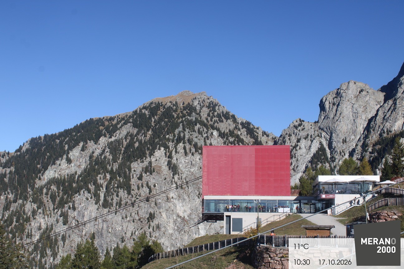Archiv Foto Webcam Bergstation Falzleben, Meran