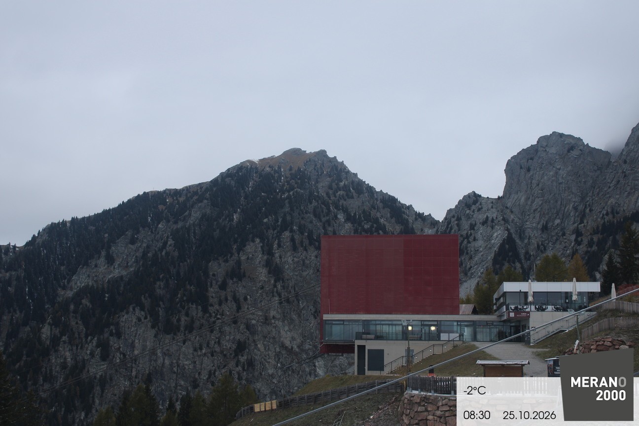 Archiv Foto Webcam Bergstation Falzleben, Meran