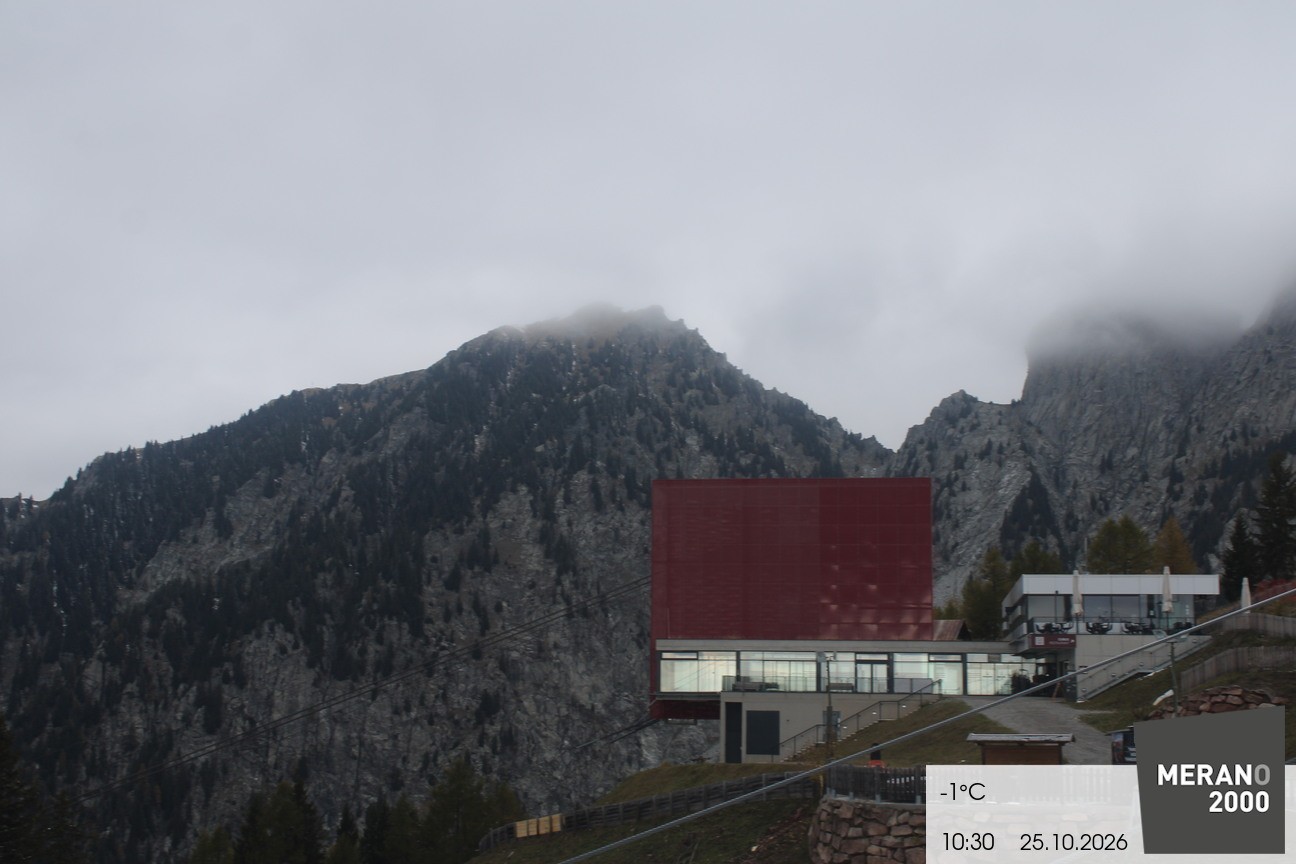 Archiv Foto Webcam Bergstation Falzleben, Meran