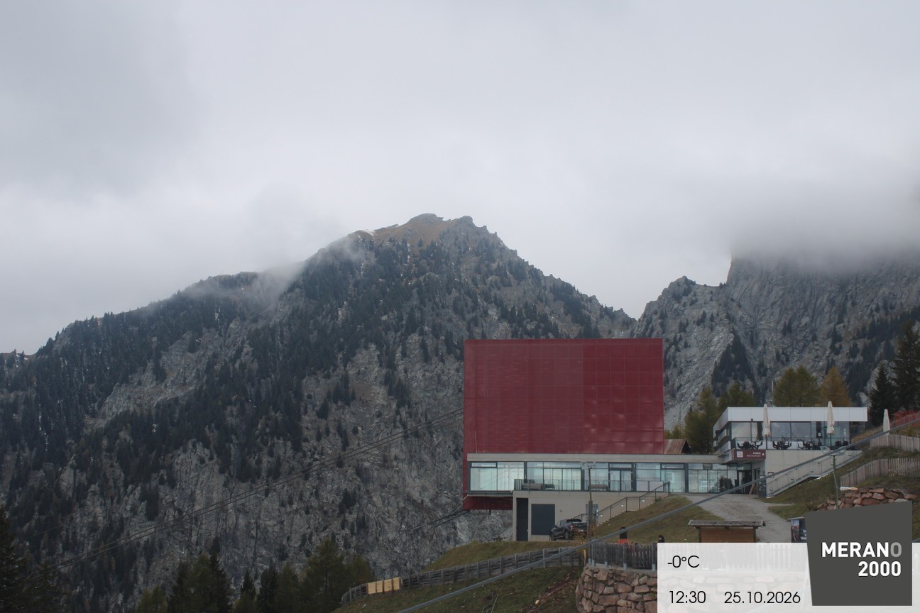 Archiv Foto Webcam Bergstation Falzleben, Meran