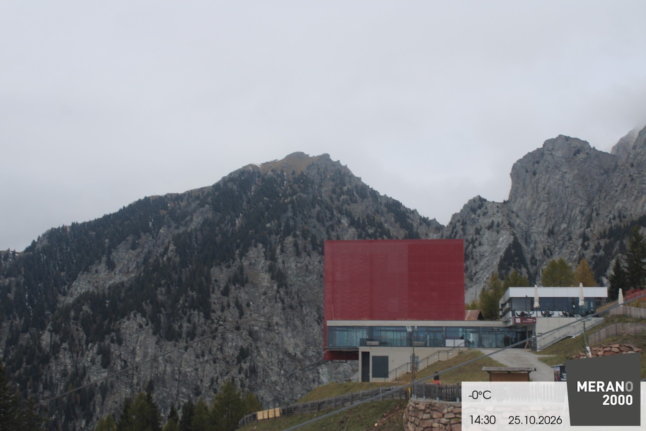 Archiv Foto Webcam Bergstation Falzleben, Meran