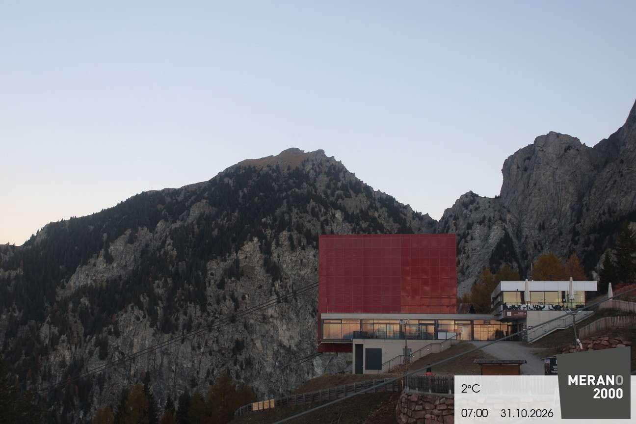 Archiv Foto Webcam Bergstation Falzleben, Meran