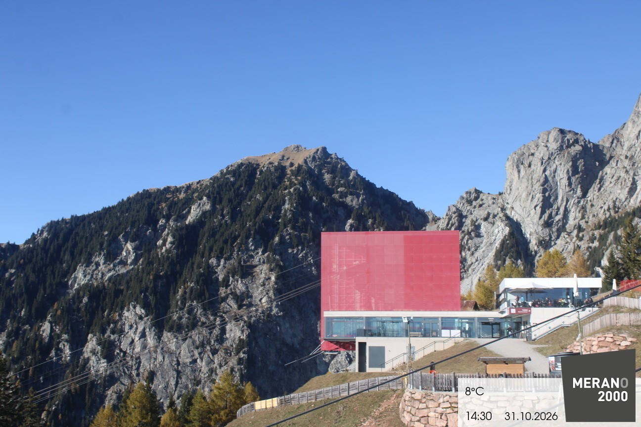 Archiv Foto Webcam Bergstation Falzleben, Meran