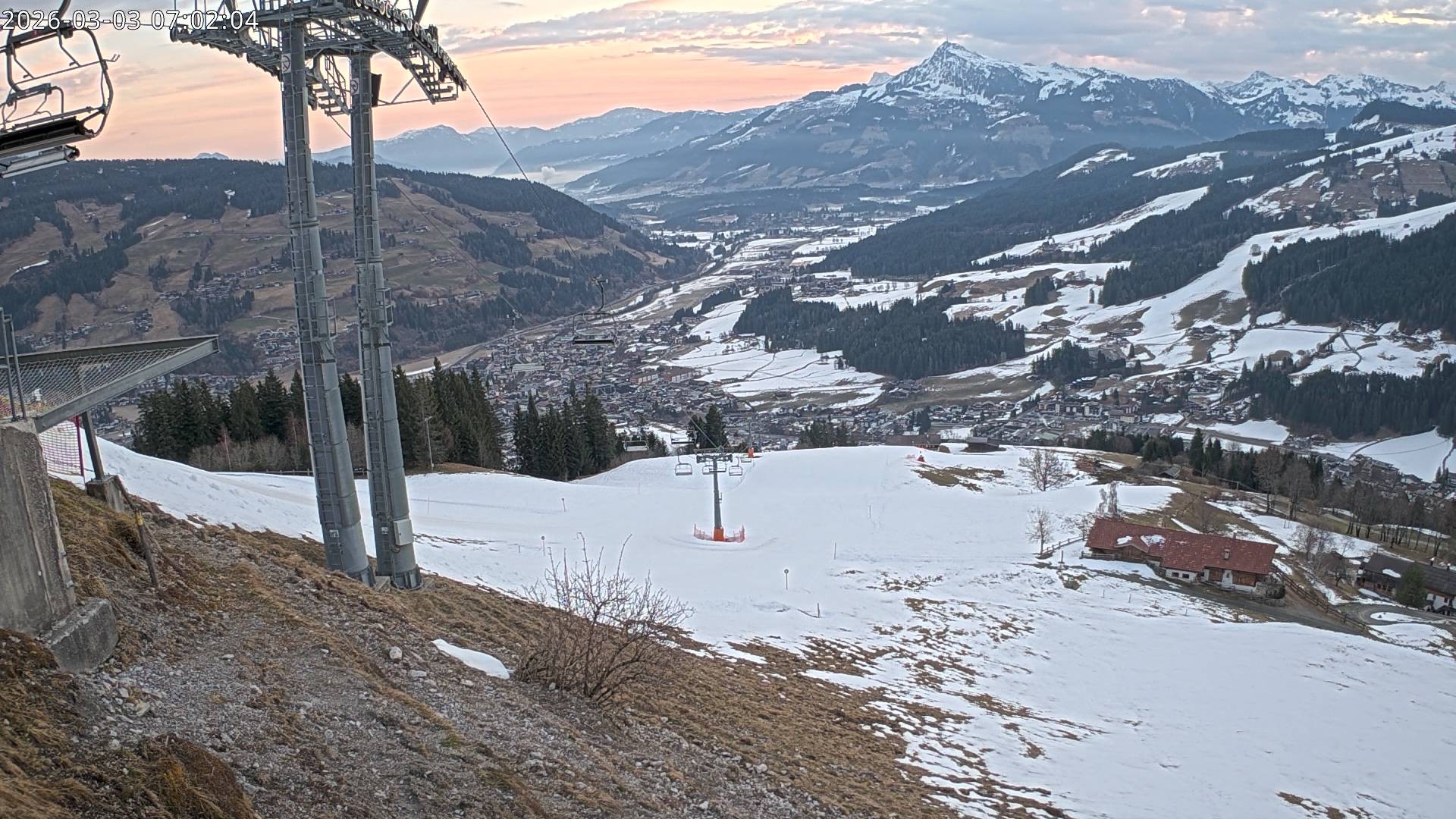 Archiv Foto Webcam Bergstation Gaisberg, Kitzbühel
