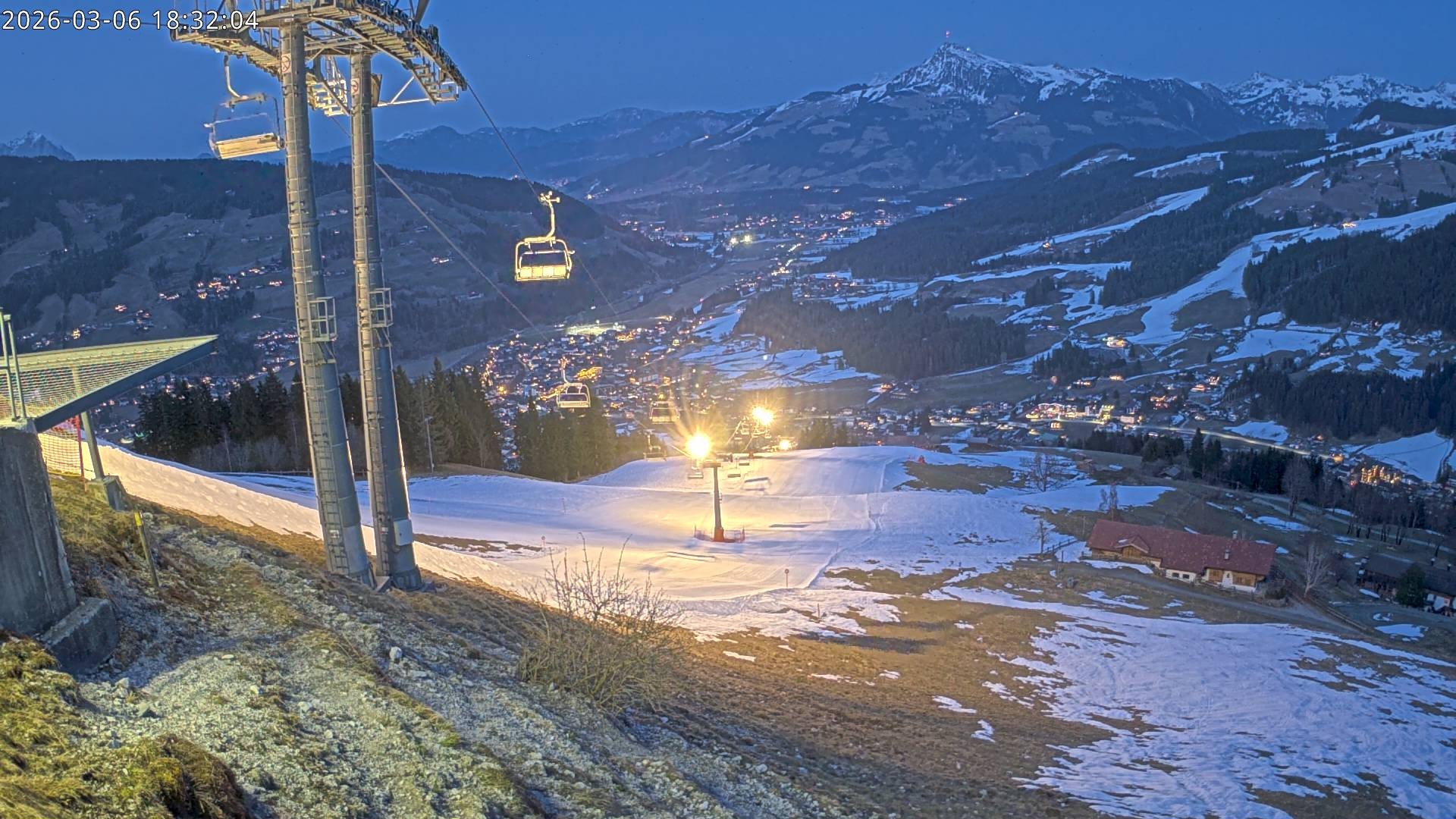 Archiv Foto Webcam Bergstation Gaisberg, Kitzbühel