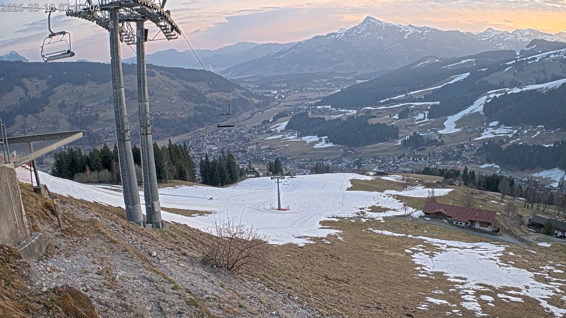 Archiv Foto Webcam Bergstation Gaisberg, Kitzbühel
